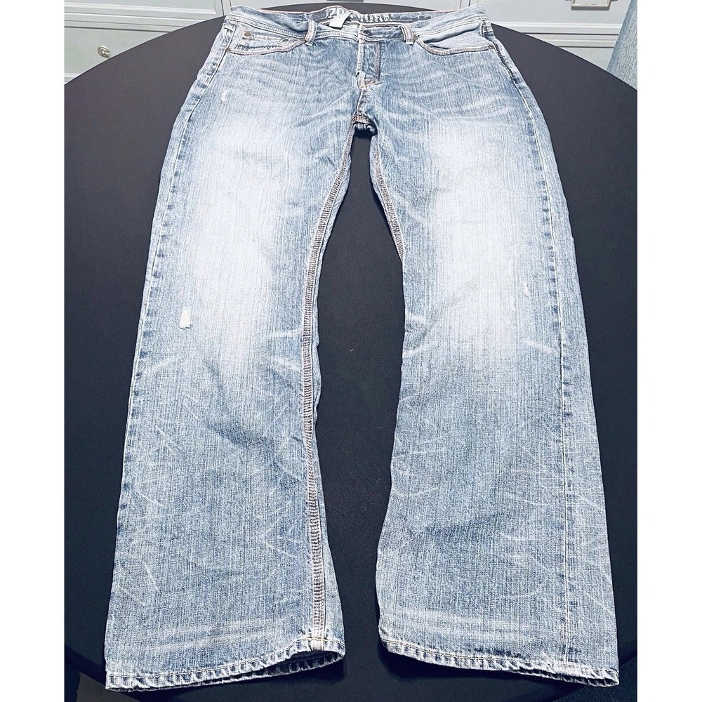 Vintage Zoo York Jeans Mens‎ 36x32 Denim 5 Pocket Button Fly Skate Unbreakable